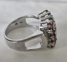 Gemstone Sterling Silver 925 Size 8 Ring - Photo 2