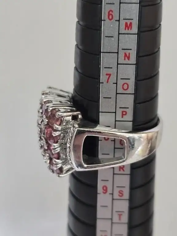 Gemstone Sterling Silver 925 Size 8 Ring - Photo 3