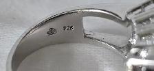 Gemstone Sterling Silver 925 Size 8 Ring - Photo 4