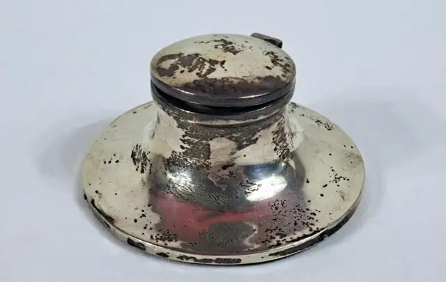 Sterling Silver Inkwell