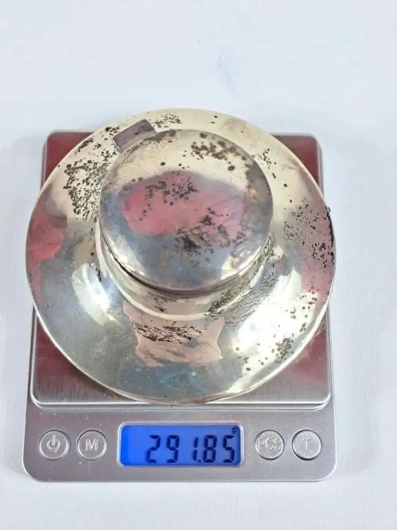 Sterling Silver Inkwell - Photo 5