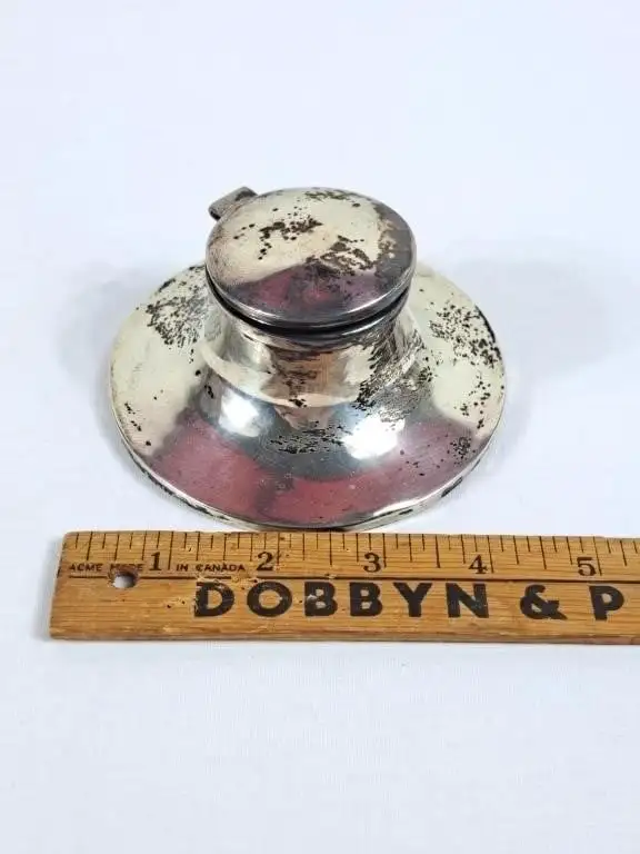 Sterling Silver Inkwell - Photo 6