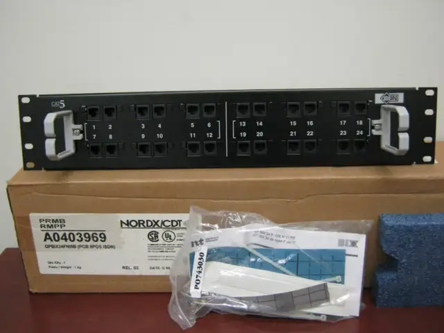 Nordx/Belden 24 Port Patch Panel A0403969