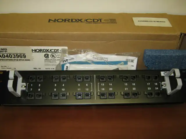 Nordx/Belden 24 Port Patch Panel A0403969 - Photo 2