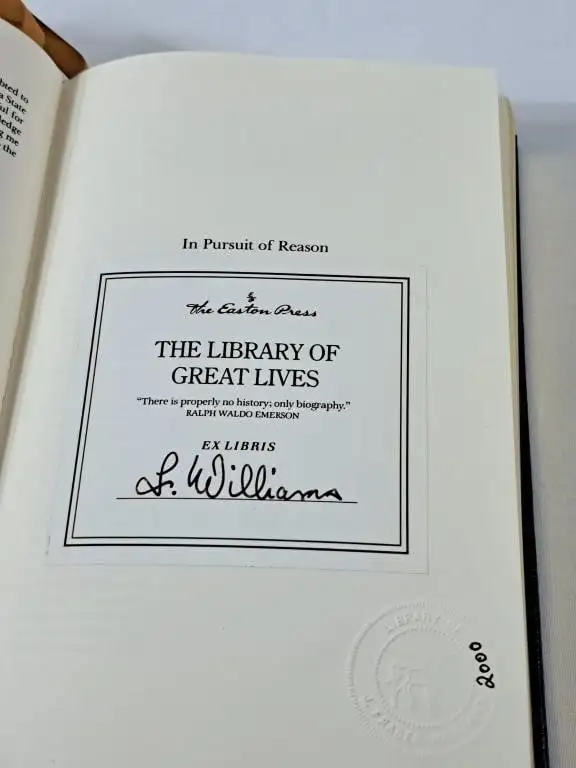 Easton Press Book 'In Pursuit of Reason: The Life of Thomas Jeff - Photo 5