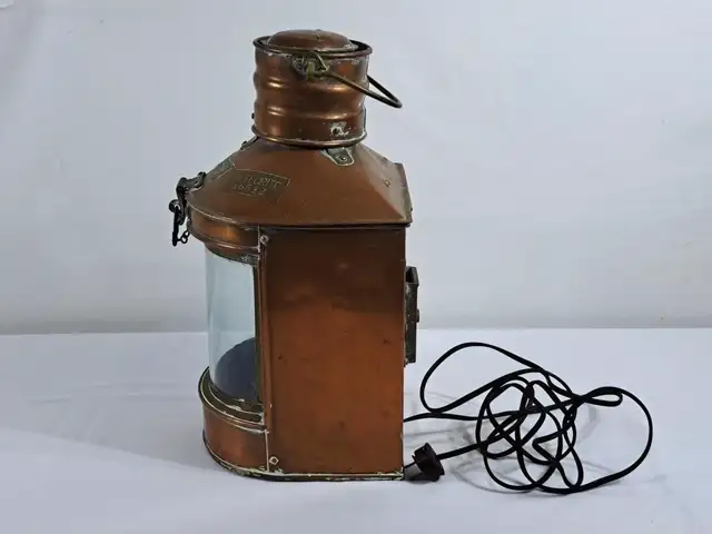 Vintage Nautical Electrical Stern Lantern - Photo 3