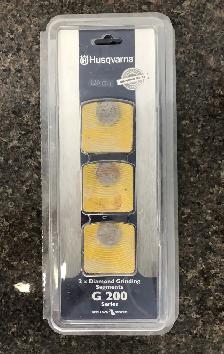 HUSQVARNA G200 DIAMOND GRINDING SEGMENTS120 Grit, 3-Pack Model