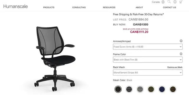 Humanscale Liberty Task Chai! - Photo 6