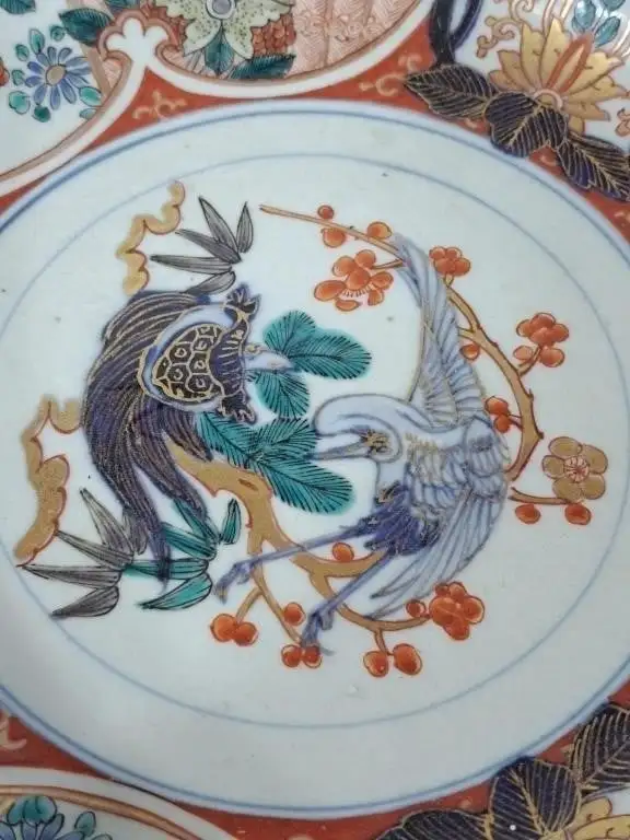 Gorgeous Large Japanese Imari Porcelain Bowl - Photo 3