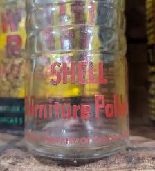 VINTAGE 1940's SHELL OIL CANADA FURNITURE POLISH (8 OZ.) OIL CAN - Photo 3