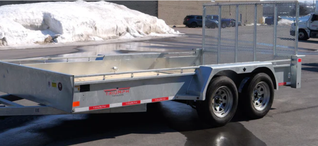 New Triumph 80x14 galvanized landscape trailer for sale - Photo 2