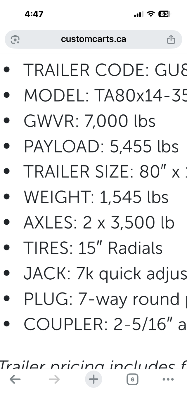 New Triumph 80x14 galvanized landscape trailer for sale - Photo 3