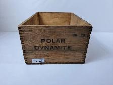 Vintage Polar Dynamite Wood Crate