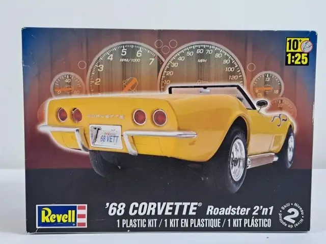 '68 Corvette Plastic Model Kit