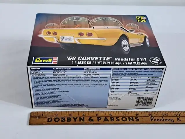 '68 Corvette Plastic Model Kit - Photo 4