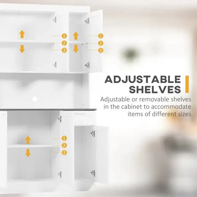 Brand New 71' Kitchen Pantry Cabinet Special $419 - Photo 5