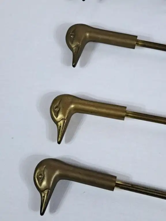 Brass Duck Theme Fireplace Tools - Photo 3