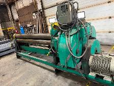 Heavy duty 8 foot, 3 roll plate bending machine.