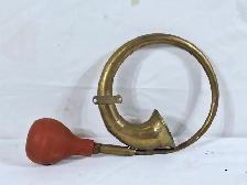 Vintage brass car horn
