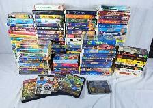 Large collection of Disney, Pixar, Dreamworks, other VHS movie