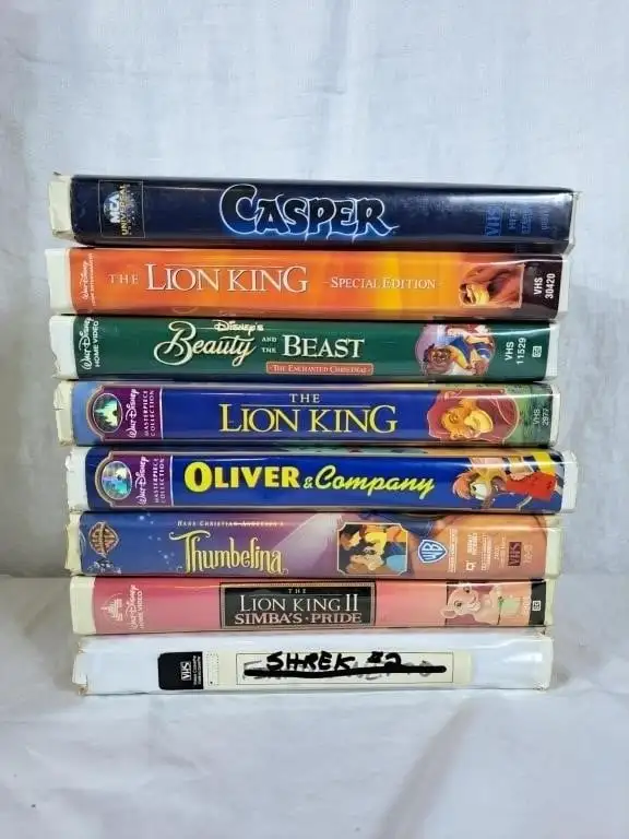 Large collection of Disney, Pixar, Dreamworks, other VHS movie - Photo 7