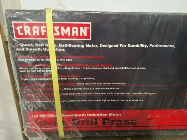 Craftsman 10' drill press #28007 - Photo 2