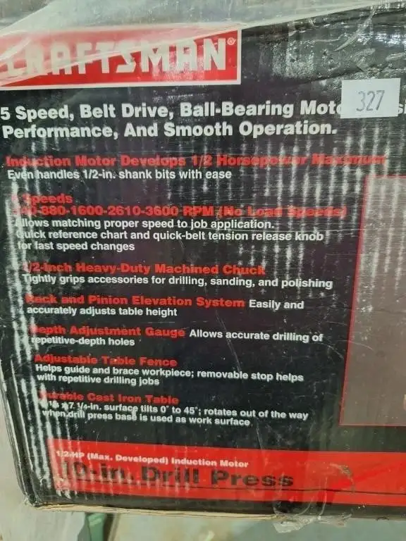 Craftsman 10' drill press #28007 - Photo 4