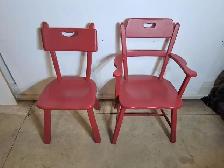 Bright Red Solid Maple Dining Table - Photo 5