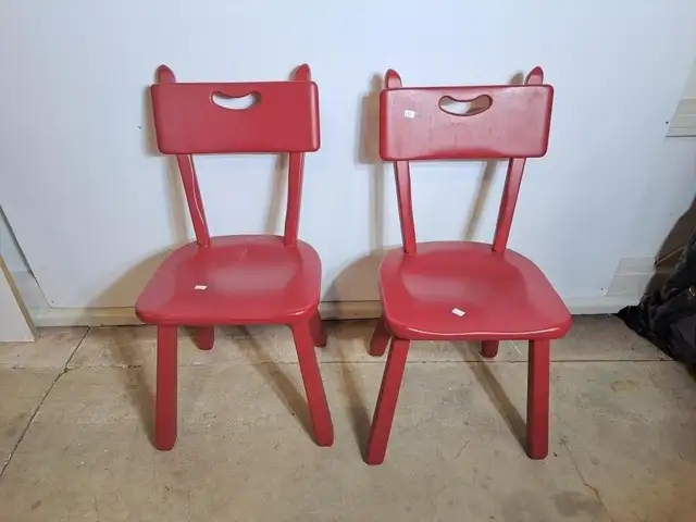 Bright Red Solid Maple Dining Table - Photo 6