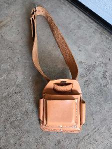 Leather tool belt and work light