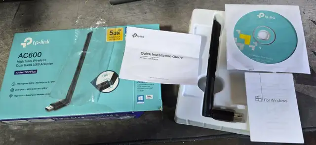 TP-LINK AC600 HIGH-GAIN USB WI-FI ADAPTER – LONG RANGE – $20