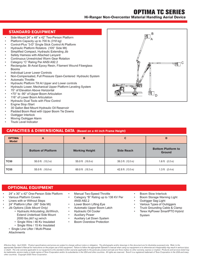 2024 Freightliner M2-106 Terex Optima-TC55 Bucket Truck - Photo 3