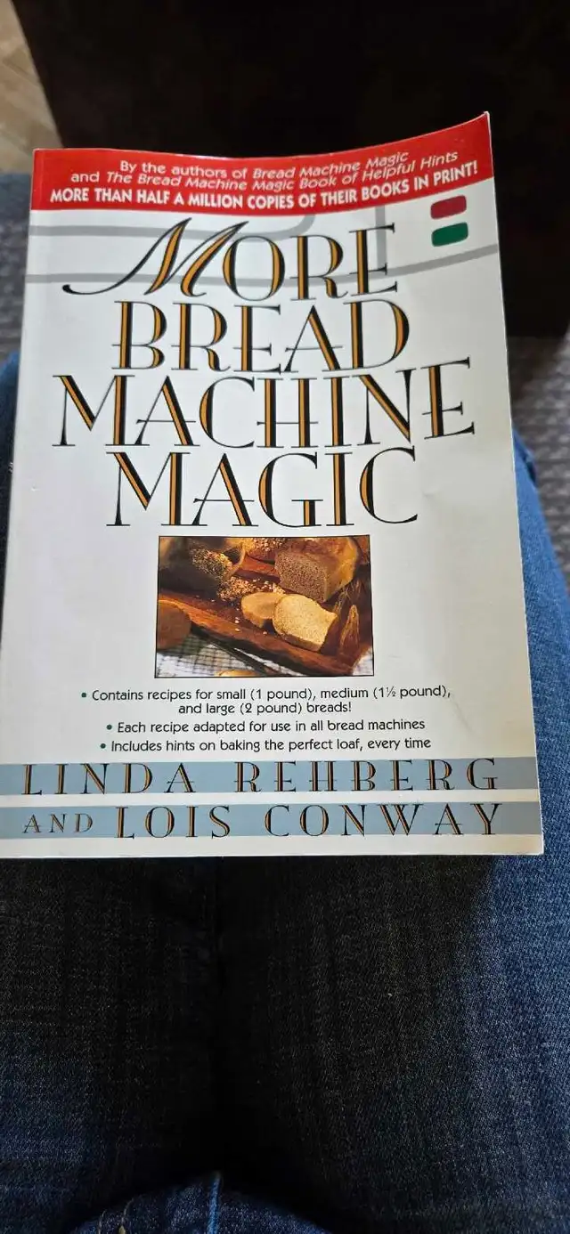 wanted bread machine cookbook