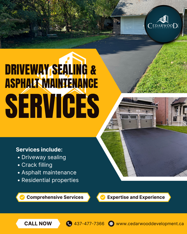 Driveway Sealing & Asphalt Maintenance | FREE Estimate — Toronto