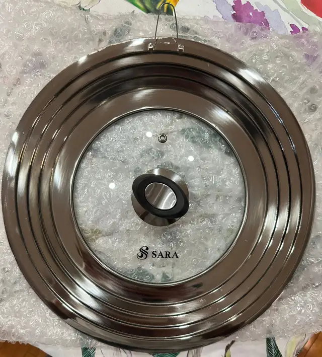 Stainless Steel Glass Pot Lids – Brand New – $10 Each