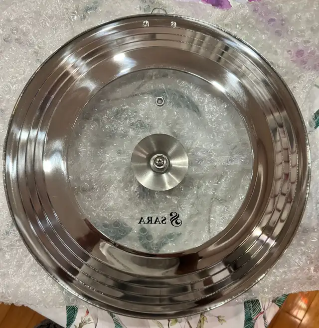 Stainless Steel Glass Pot Lids – Brand New – $10 Each - Photo 2