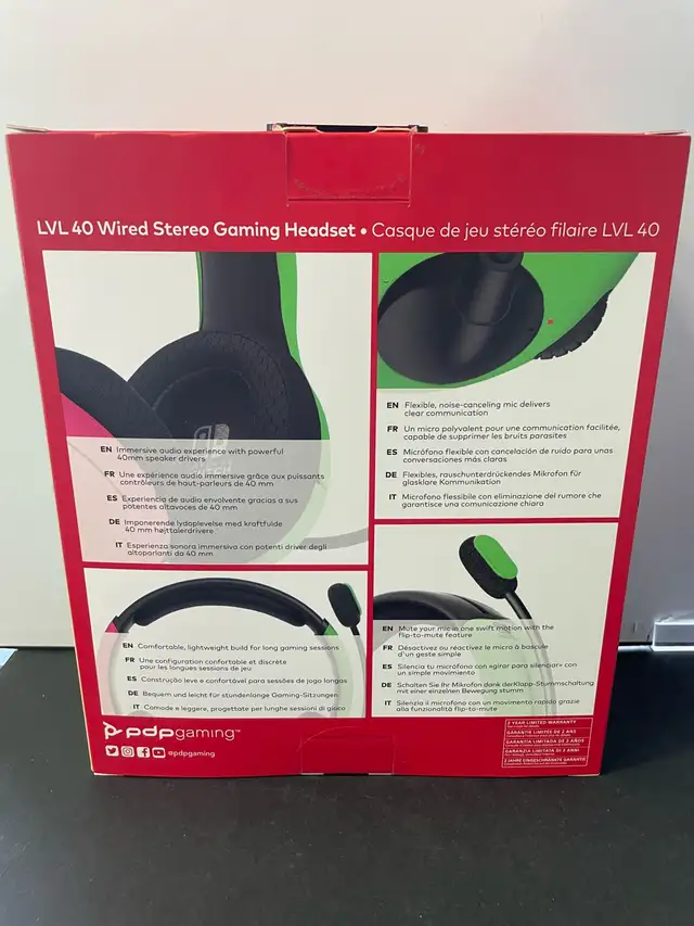 PDP LV 40 WIRED STEREO GAMING HEADSET - Photo 2