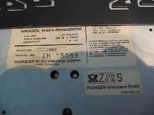 Pioneer KEH-5090SDK Pullout Car Stereo European Model Circa 1989 - Photo 9