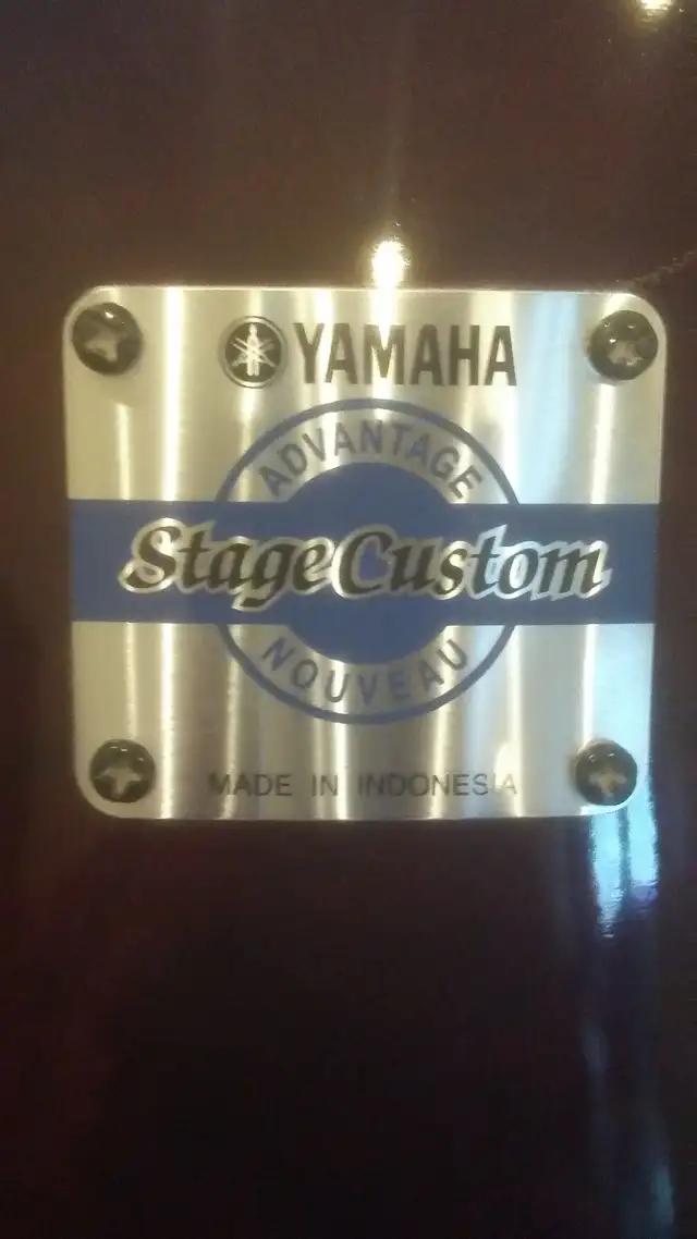 YAMAHA STAGE CUSTOM DRUMS FOR SALE IN PERFECT CONDITIONL@@K - Photo 4