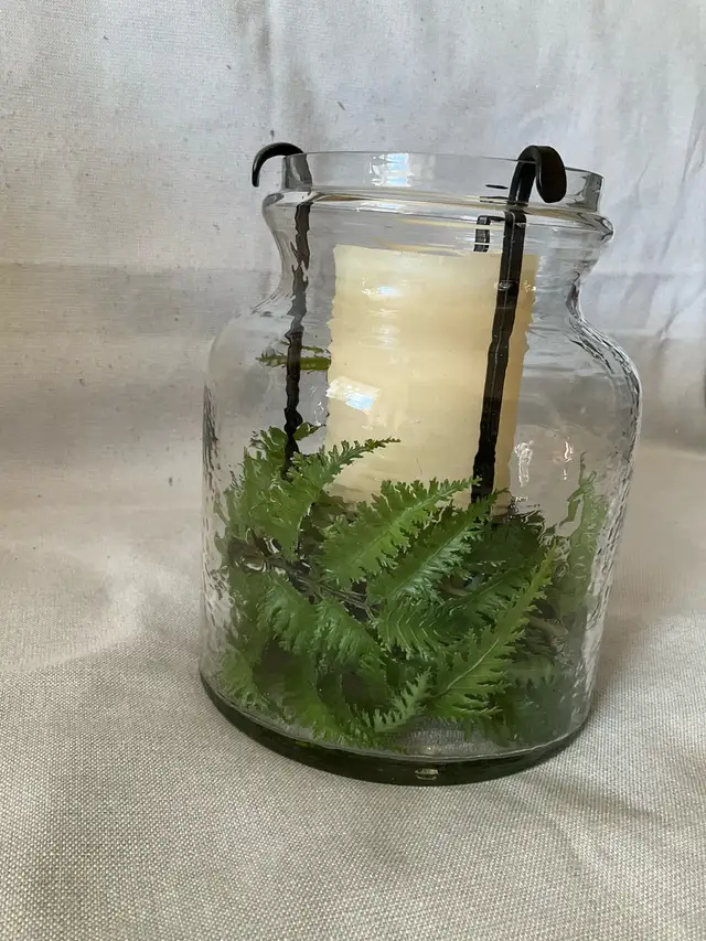 Glass candle holder - Photo 2