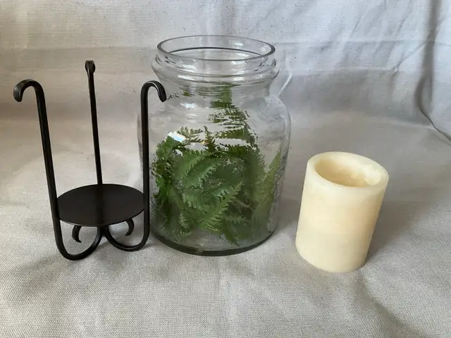 Glass candle holder - Photo 3