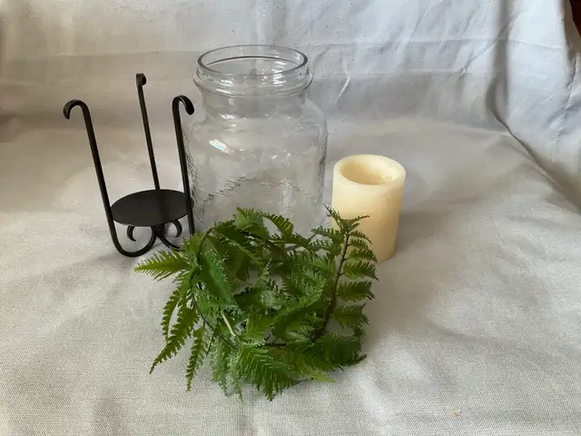 Glass candle holder - Photo 4