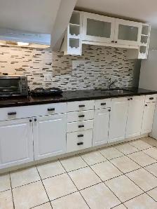 Furnished 1bedroom basement near Sq One is for rent