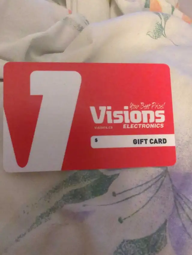 Visions Electronics Gift Card $271.20