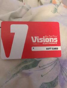 Visions Electronics Gift Card $271.20