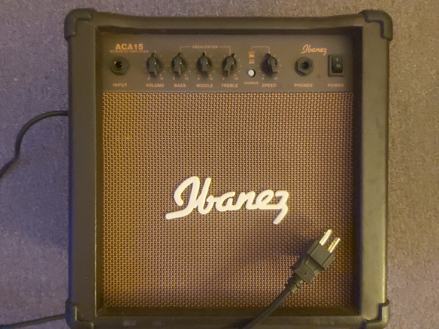 Ibanez Model ACA15 Acoustic Amplifier (Not in Working Condition)