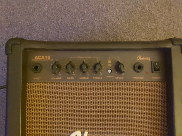 Ibanez Model ACA15 Acoustic Amplifier (Not in Working Condition) - Photo 2