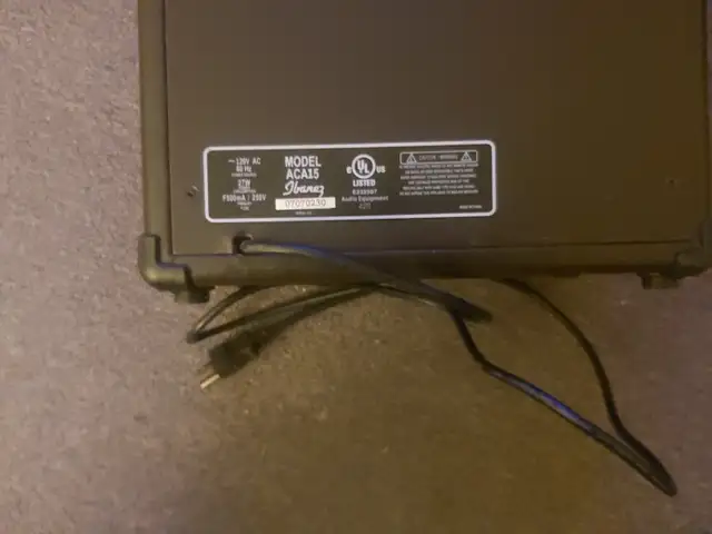 Ibanez Model ACA15 Acoustic Amplifier (Not in Working Condition) - Photo 3