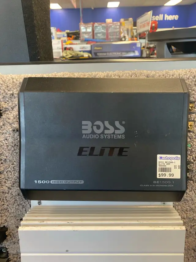 Boss BE1500-1 Elite Amp @ Cashopolis!!