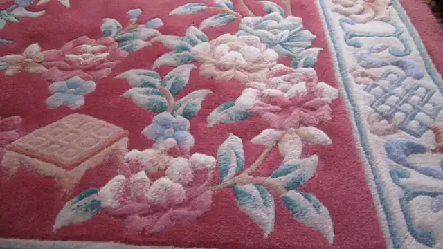 LOVELY 42"X 69" HANDMADE ORIENTAL STYLE WOOL RUG - Photo 7